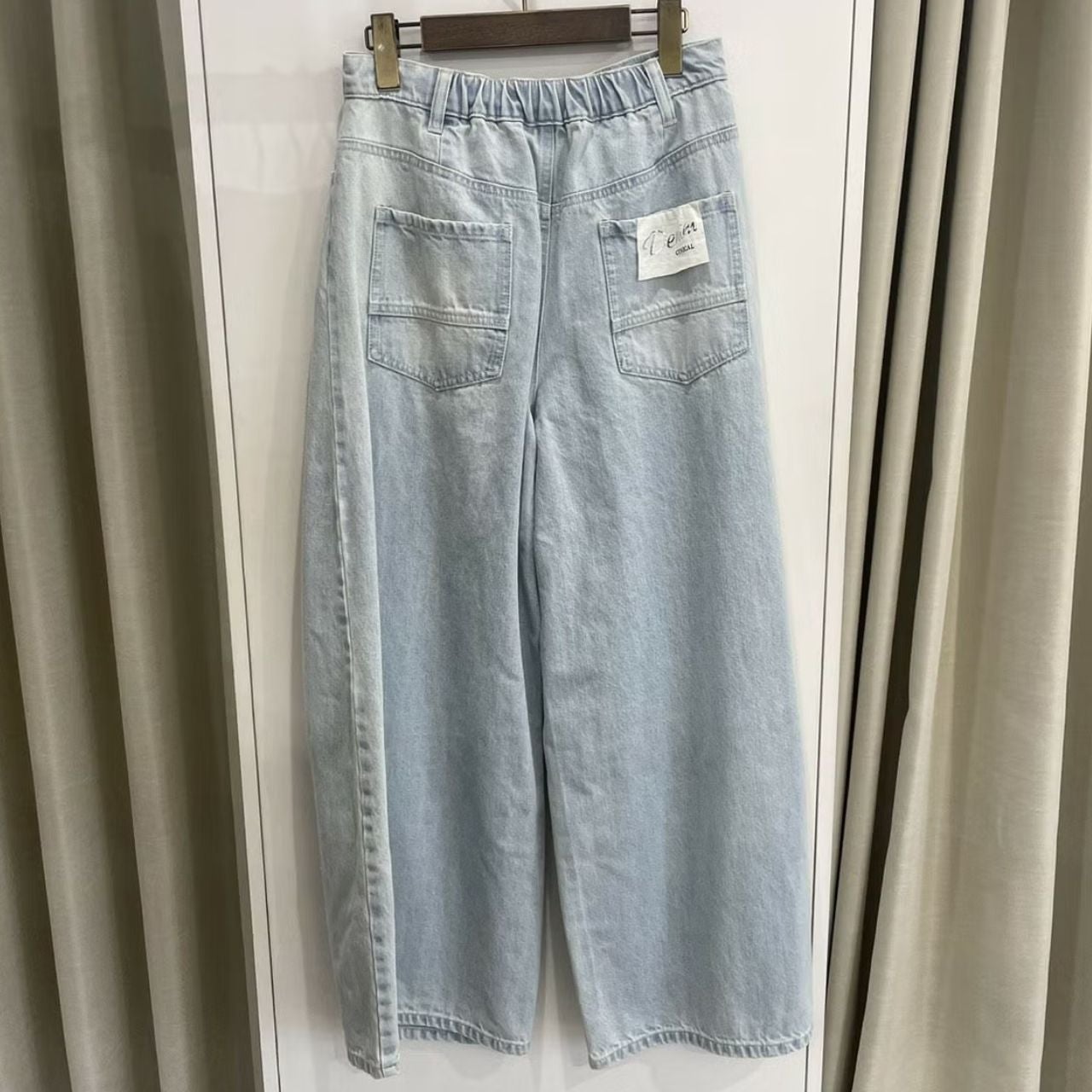 【新品タグあり】ワイドカーブデニムパンツ シニカル✳︎イシカワラボ 4/11ライブ① ワイドカーブデニムパンツ (シニカル 622-96033